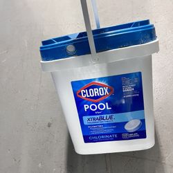Old Clorox Pool Xtra Blue 12 Lb Bucket 