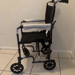 Transport wheelchair