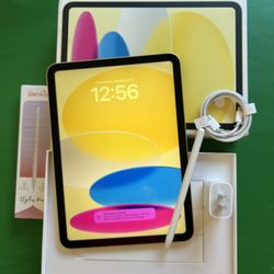 iPad 11th Generation (2025 Newest) 256GB with pencil, case & accessories (new -open box) 