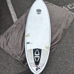6'2" Santa Cruz Epoxy Surfboard 