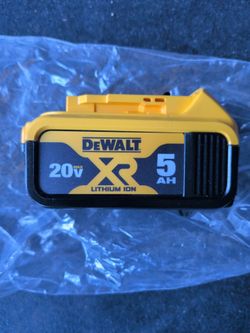DeWalt 5AH battery - brand new
