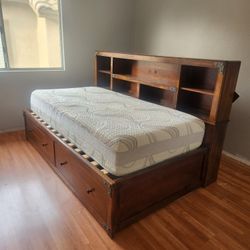 Ashley Furniture Twin Captain Bed With Storage. 
