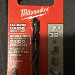 Milwaukee 7/32" Black Oxide Drill Bits - General Purpose