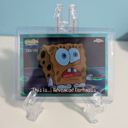 2025 Topps SpongeBob this is advanced darkness aqua  /199