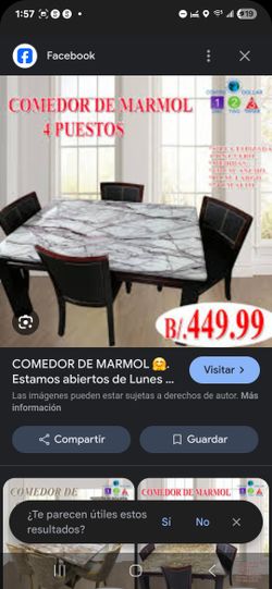 4 beautiful chairs plus the marble-topped table $200