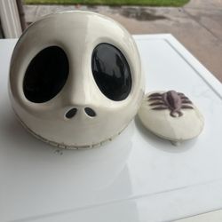 RETIRED Disney Store Nightmare Before Xmas Jack Skellington Head Cookie Jar