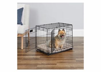Homes for Pets Jaula Plegable iCrate de Dos Puertas de 24 Pulgadas para Perros