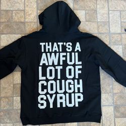 Cough Syrup Black Hoodie