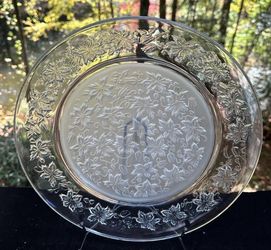 Vintage Princess House Fantasia Torte Plate. Frosted Serving Platter 13". Gift