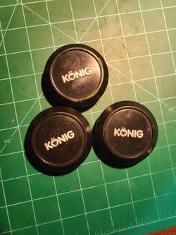 3 Konig wheels center rim cap