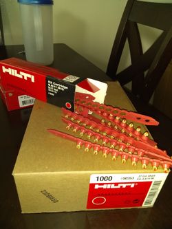 Hilti shots 0.27 caliber
