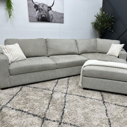 Grey Sectional Couch - Free Delivery