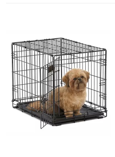 24 inch dog pet kennel folding cage metal wire steel. Like new CRATE