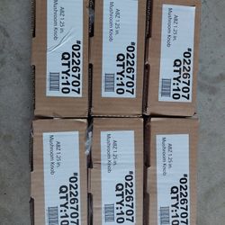 Allen +roth aged bronze Mushroom Traditional Cabinet Knob new $$10 each box  Pack Of 10