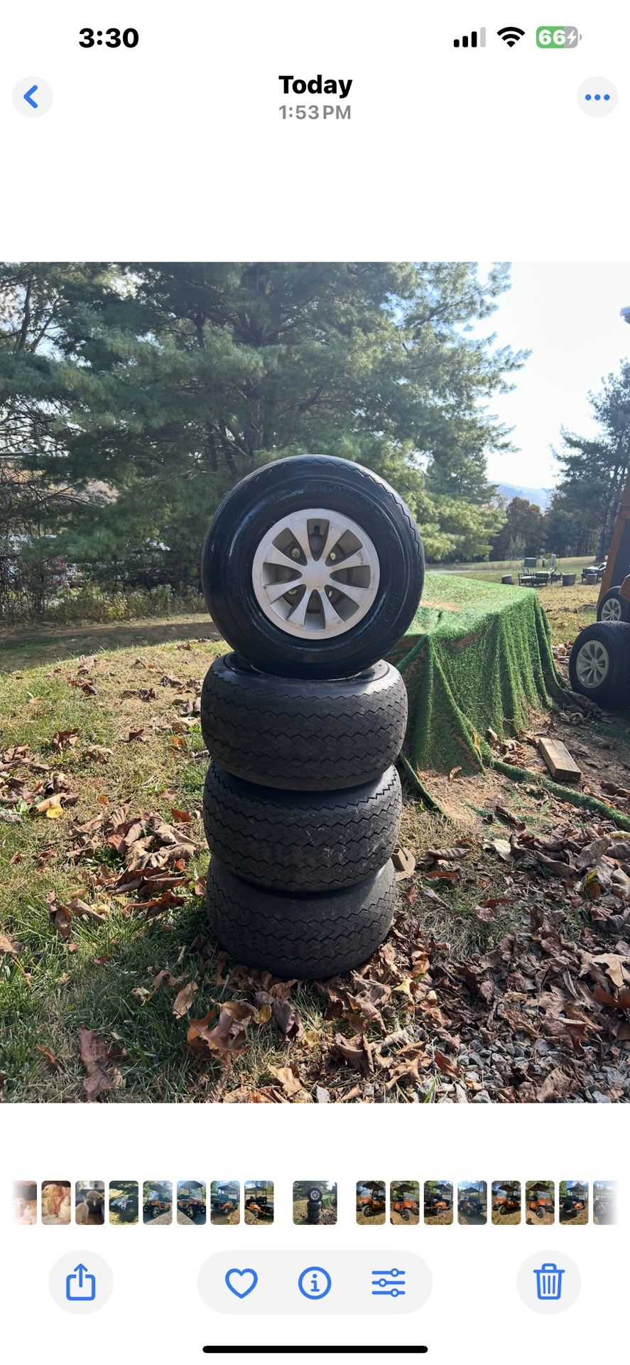 Golf Cart Wheels - Standard 8 Inch