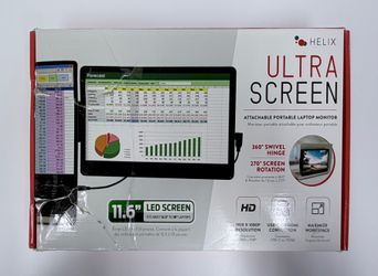 helix 11.6 ultra screen attachable portable laptop monitor 