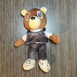 Kanye west Donda SWAT Vest Bear Plush New