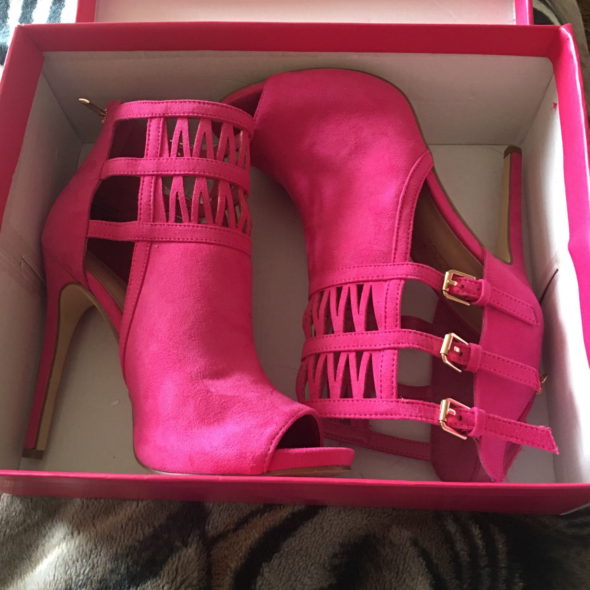 Gorgeous Pink High Heel Shoes