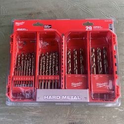 Milwaukee Cobalt Red Helix Drill Bit Set for Drill Drivers (29-Piece)