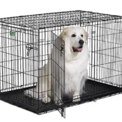 Collapsible Dog Crate Double Door