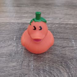 Halloween Pumpkin Rubber Ducky 