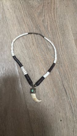 Genuine Native American claw necklace