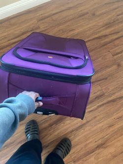 Pink suitcase