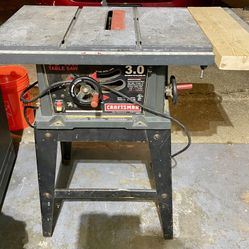 Craftsman Table Saw and Stand