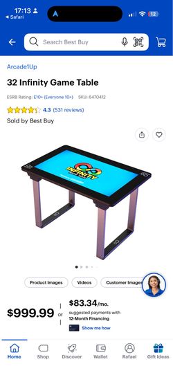 Infinity Game Table 32 inch