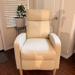 Faux Leather Armchair