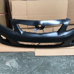 Front Bumper For 2007 - 2009 Toyota Corolla LE CE Unpainted 