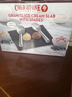 Cold Stone Creamery Granite Ice Cream Slab with Spades