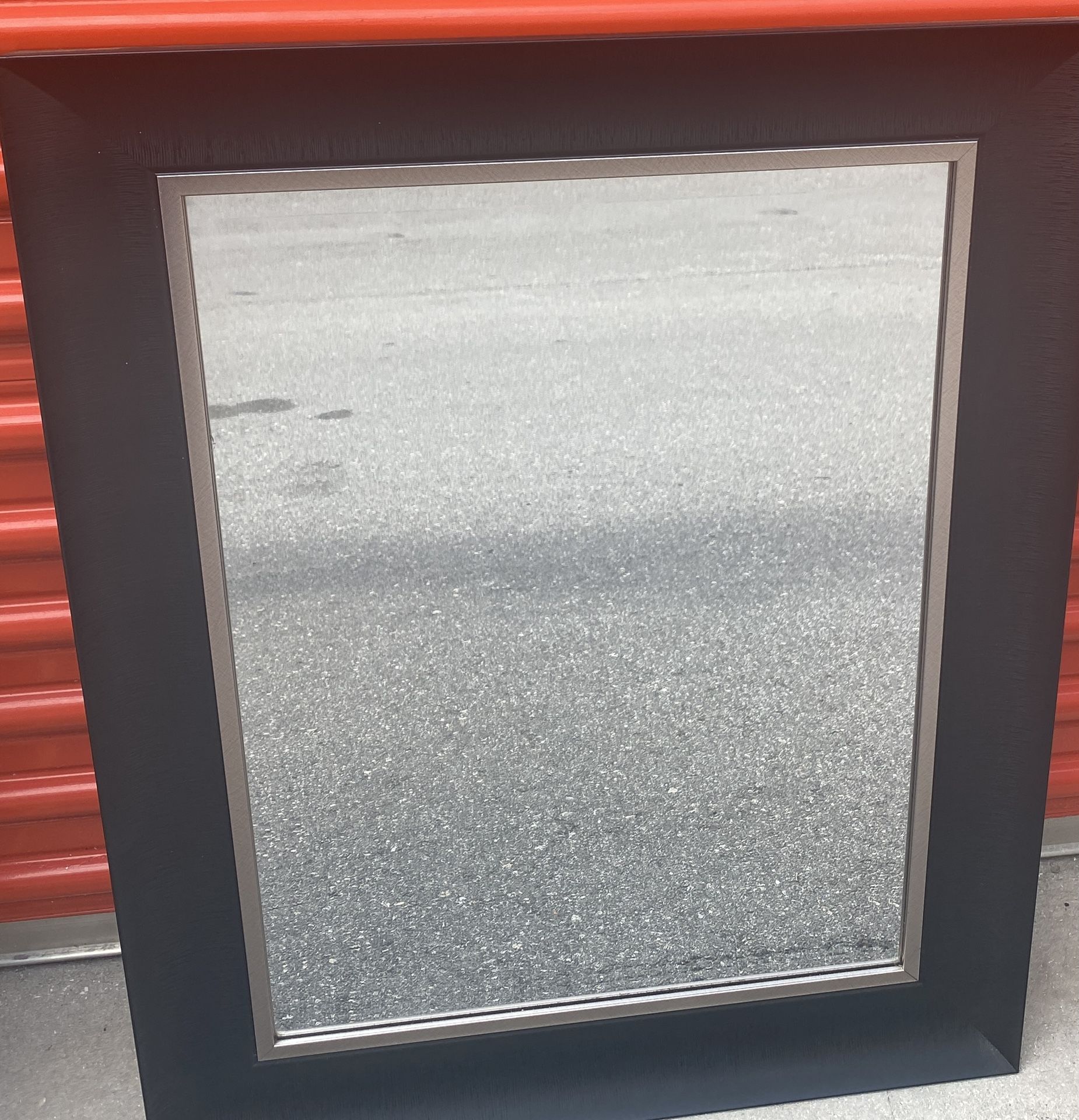 Black Wall Mirror  25x30