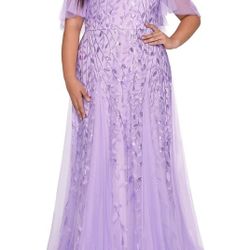 Formal Dress Size 3x /usa 22 Lilac