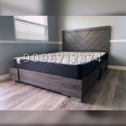 Queen Size Alpine Bed W Ortho Mattress Included 