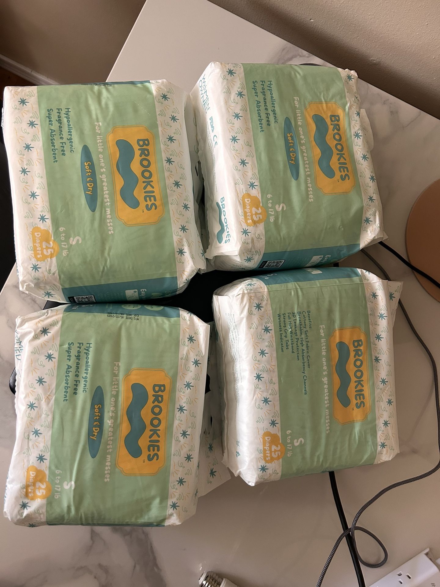 Brookies Diapers Size 1