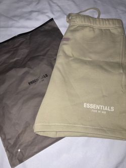 Essentials green shorts can deliver if you can’t pick up