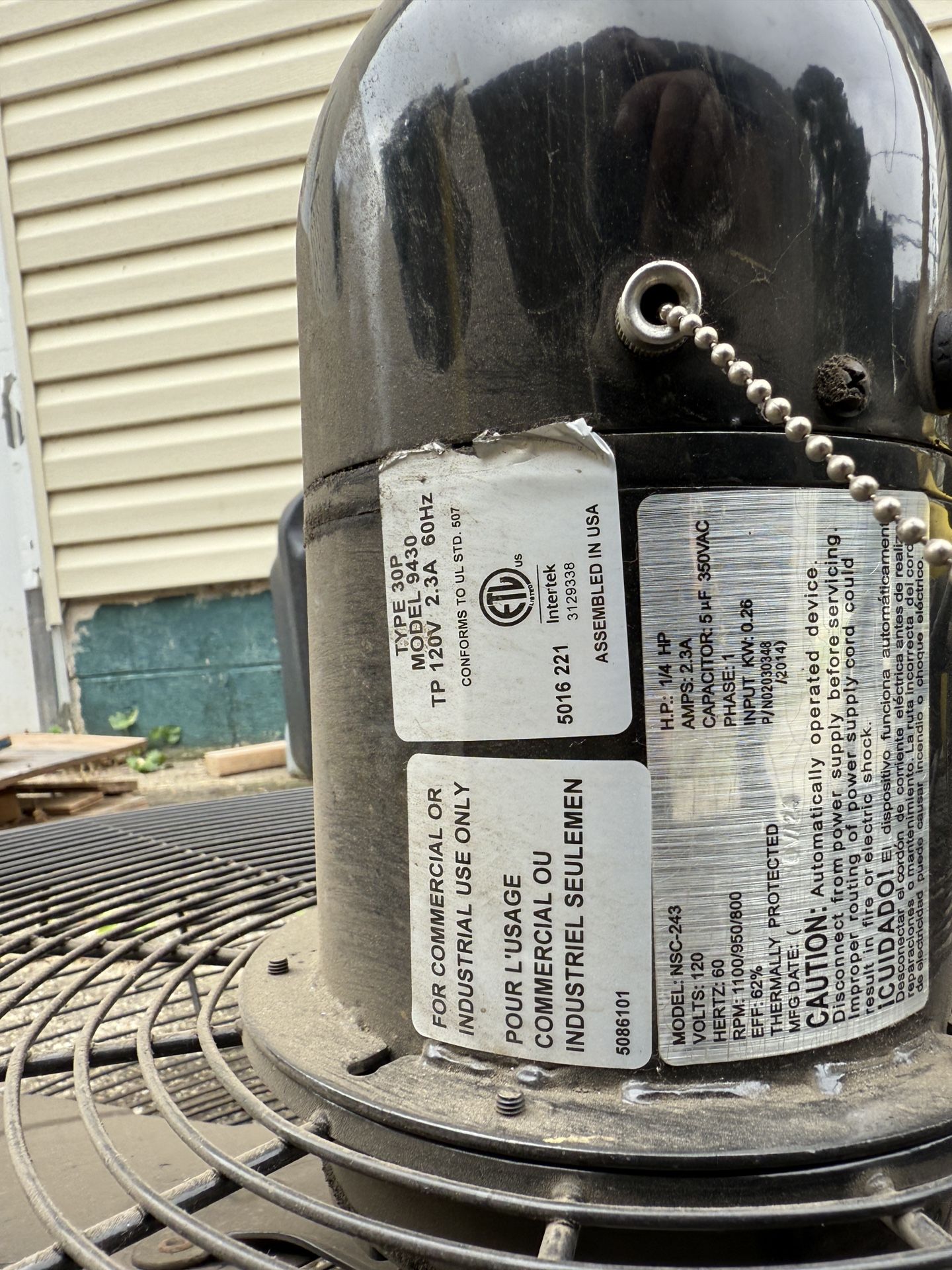 Commercial Fans 33 Inch Wide