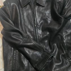Leather Motorcycle Jacket XXL