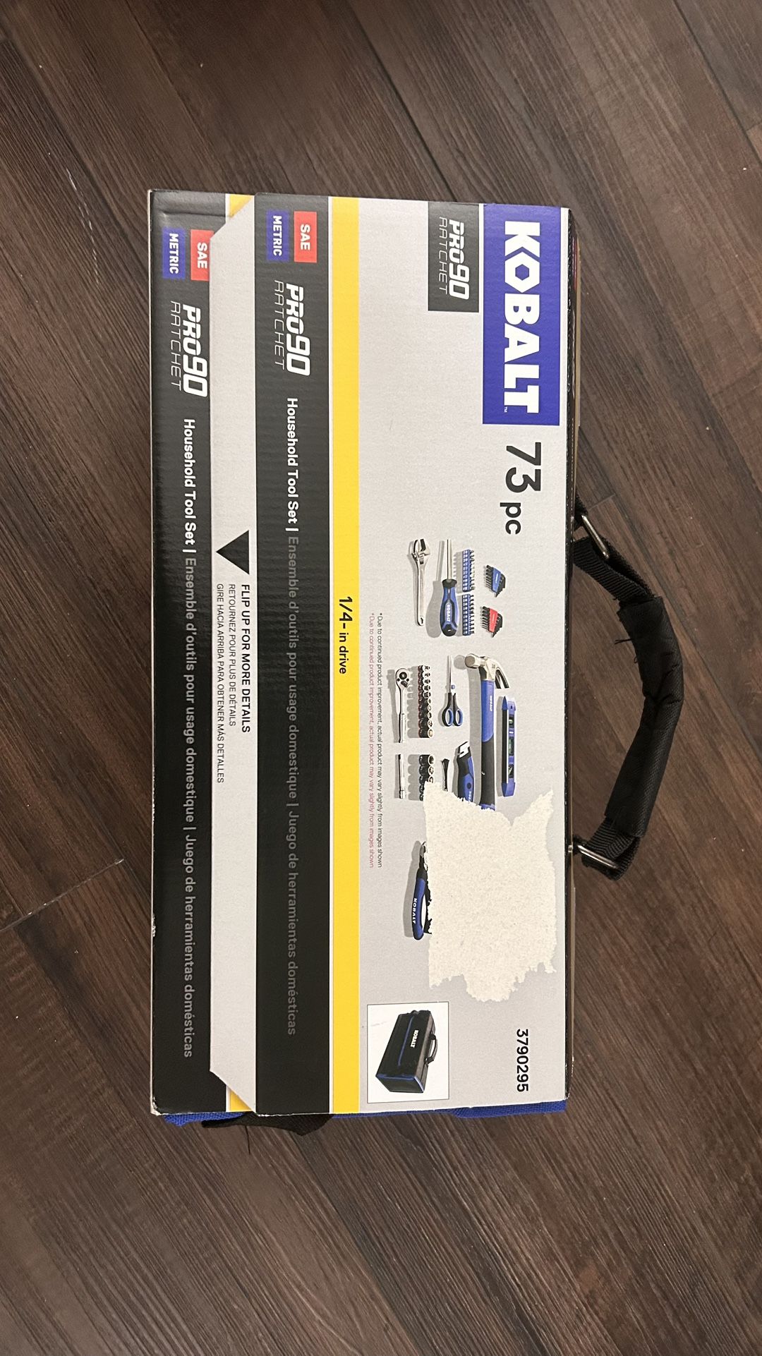 KOBALT HOUSEHOLD TOOL BOX SET (BRAND NEW)