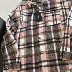Women’s Plaid Shacket 
