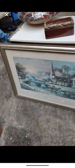 Antique church painting