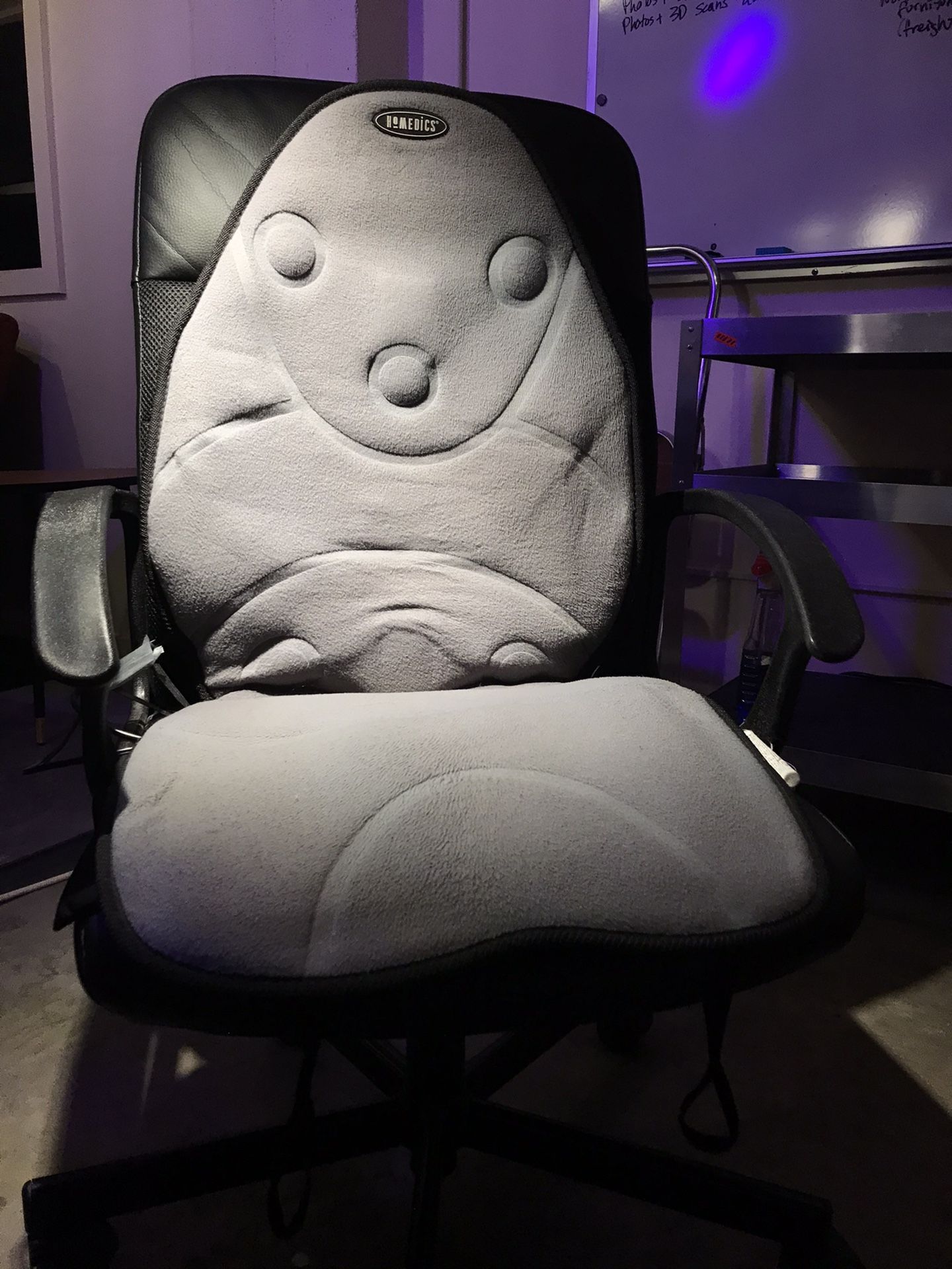 Homedics heated message car seat cushion