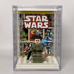 Collectible Force Pack Minifigure Display Case For Lego Star Wars Endor Leia