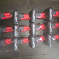 Milwaukee  Battery m12 high output 5.0  (each)