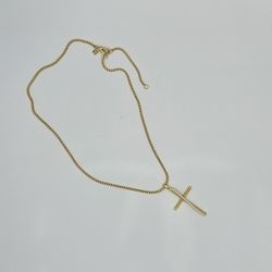 Gold Cross Pendant 