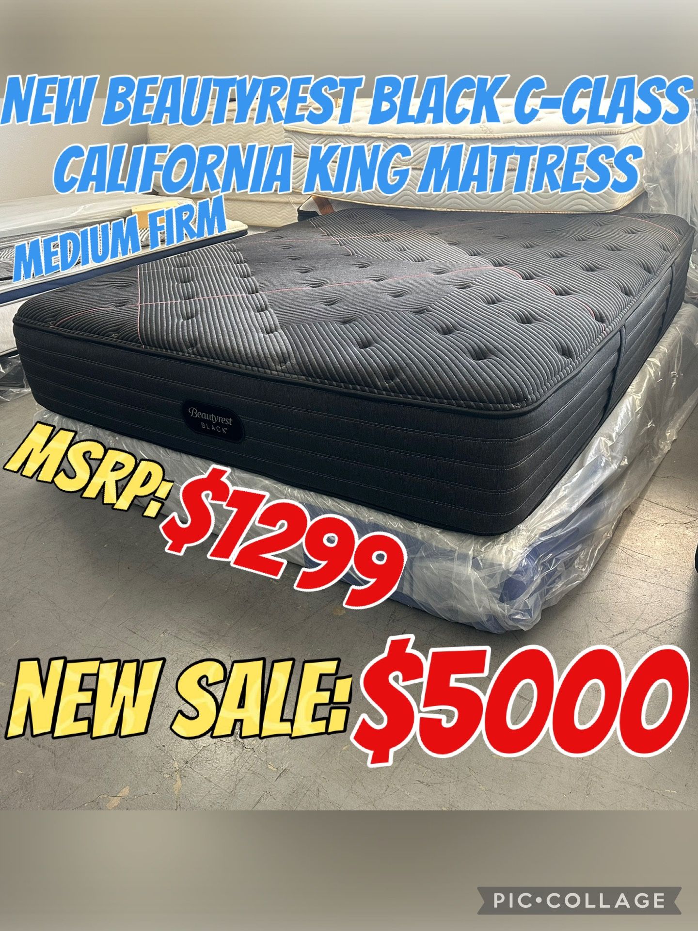 NEW BEAUTYREST BLACK C CLASS CALIFORNIA KING MATTRESS,New Products : American Fashion Style Bags On Sale