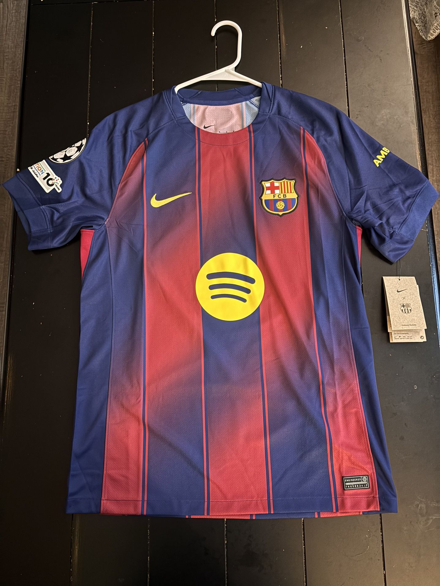 FC Barcelona UCL Men’s Home Jersey 25/26 W/UCL Badge