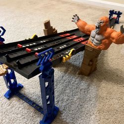 Toy Race Track Gorilla + Truck 