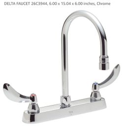 Delta 8" Deck mount Sink Faucet 